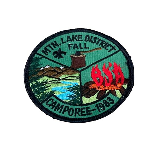 Vintage Boys Scout Of America 1983 Mountain Lake District Fall Camporee BSA Rare - Picture 1 of 6